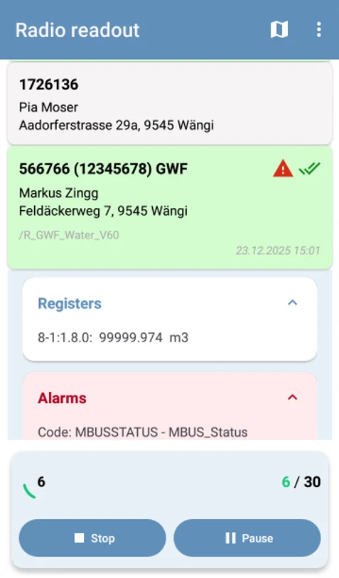 UNIMOD reader screenshot